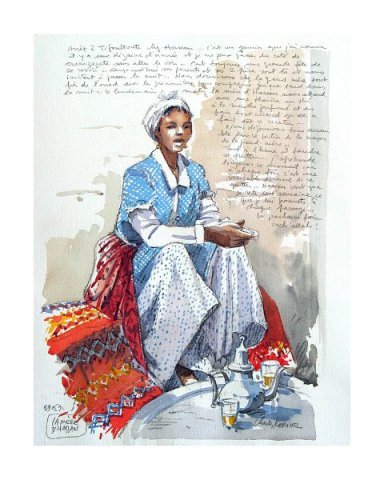 DESSINS AQUARELLÉS