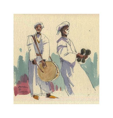 DESSINS AQUARELLÉS